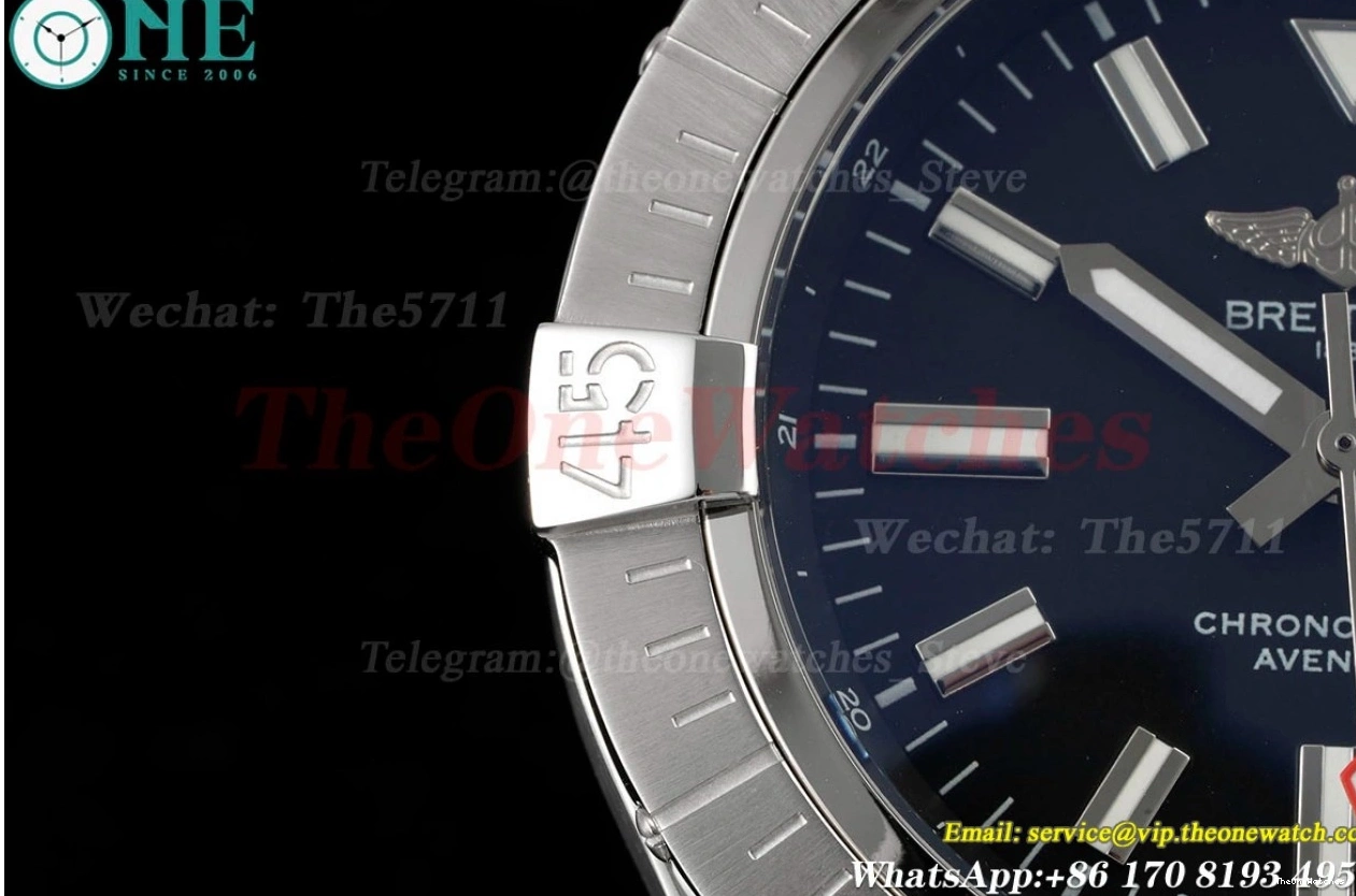 SS TF Avenger SS A2824 Black 43mm Stk 0121